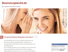Tablet Screenshot of businessplan24.de
